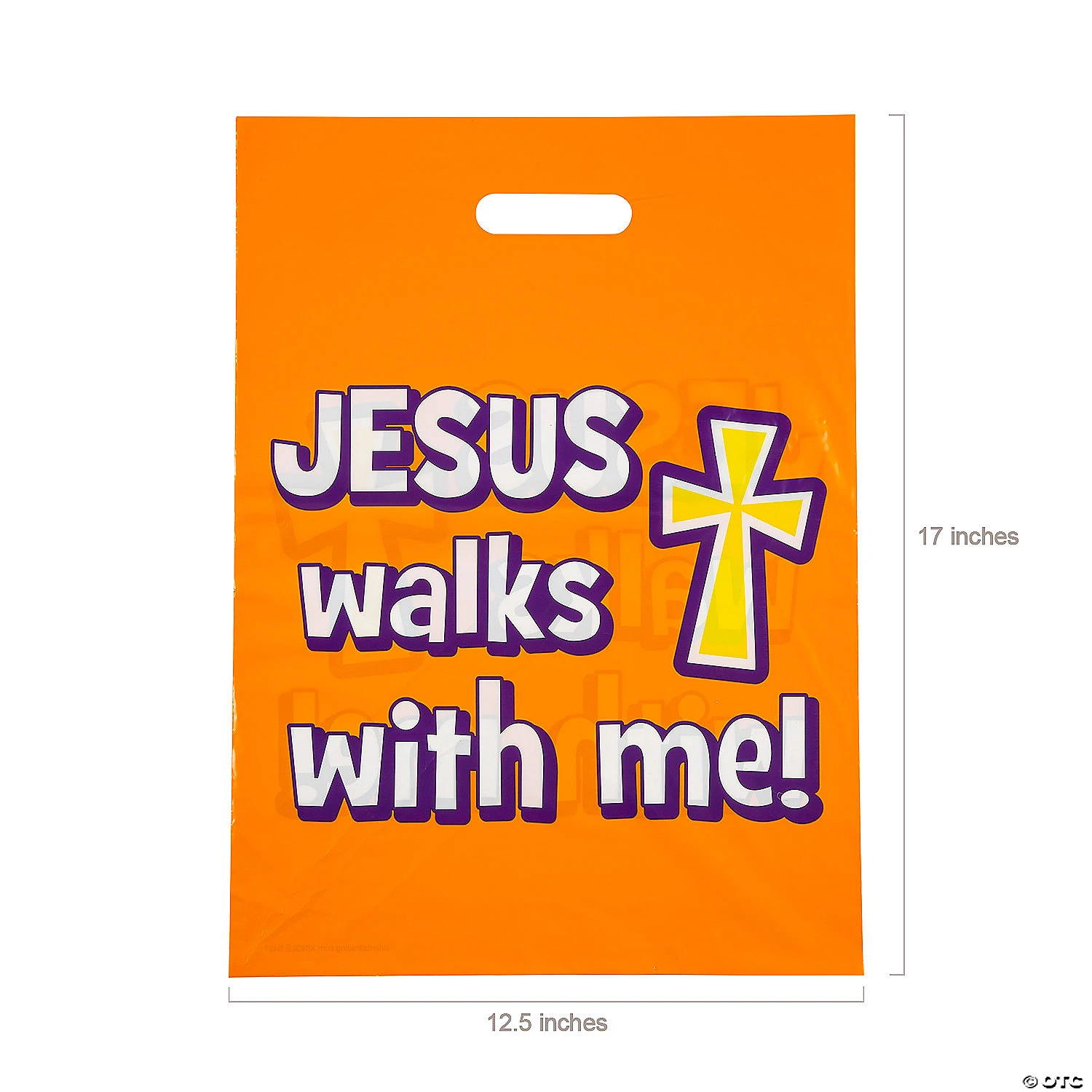 12 1/2" x 17" Bulk Walk Safely with Jesus Goody Bags - 50 Pc. 2 12 1/2" x 17" Bulk Walk Safely with Jesus Goody Bags - 50 Pc. - Image 2