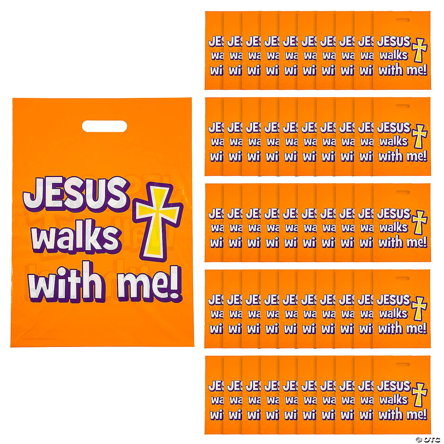 12 1/2" x 17" Bulk Walk Safely with Jesus Goody Bags - 50 Pc. 1 12 1/2" x 17" Bulk Walk Safely with Jesus Goody Bags - 50 Pc.