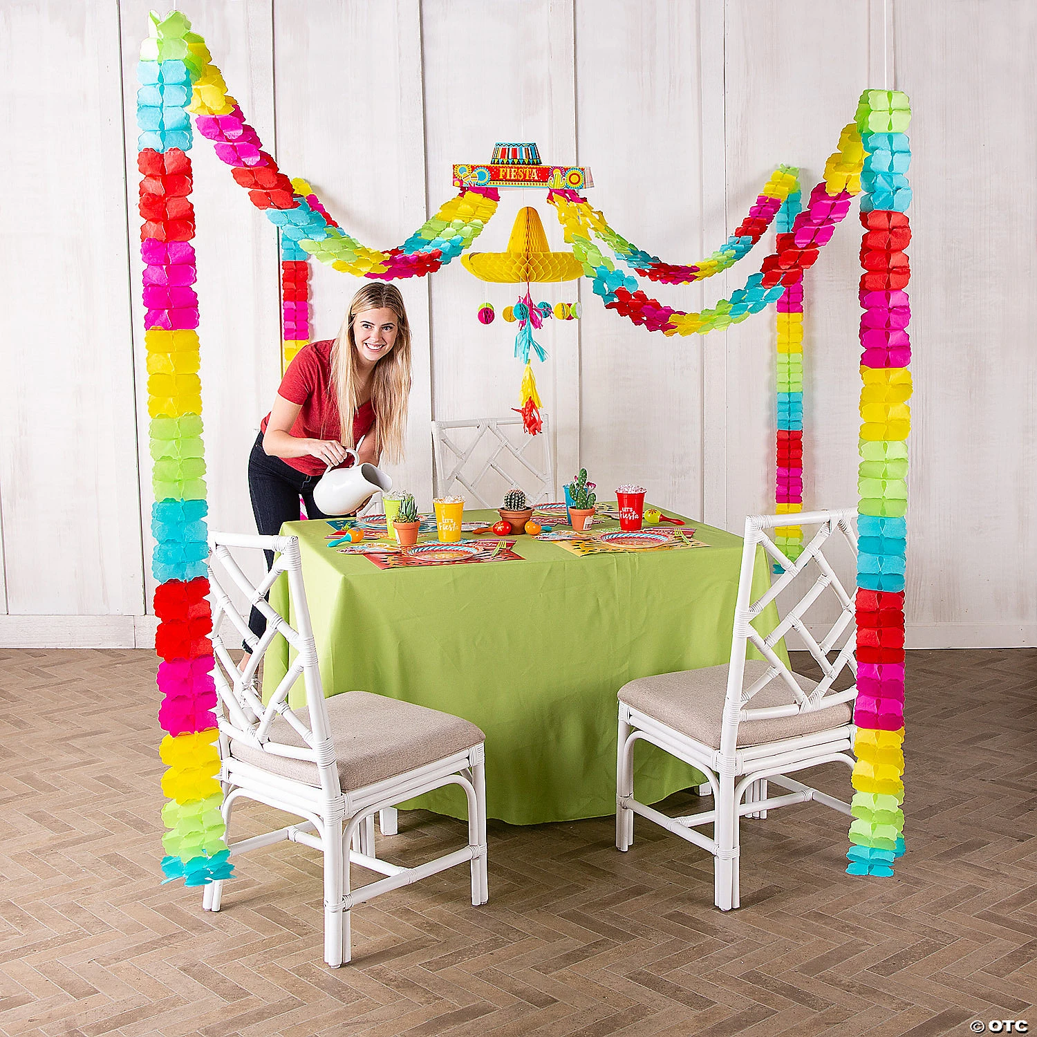 12 Ft. Fiesta Hanging Decorations Kit - 6 Pc. 2 12 Ft. Fiesta Hanging Decorations Kit - 6 Pc. - Image 2