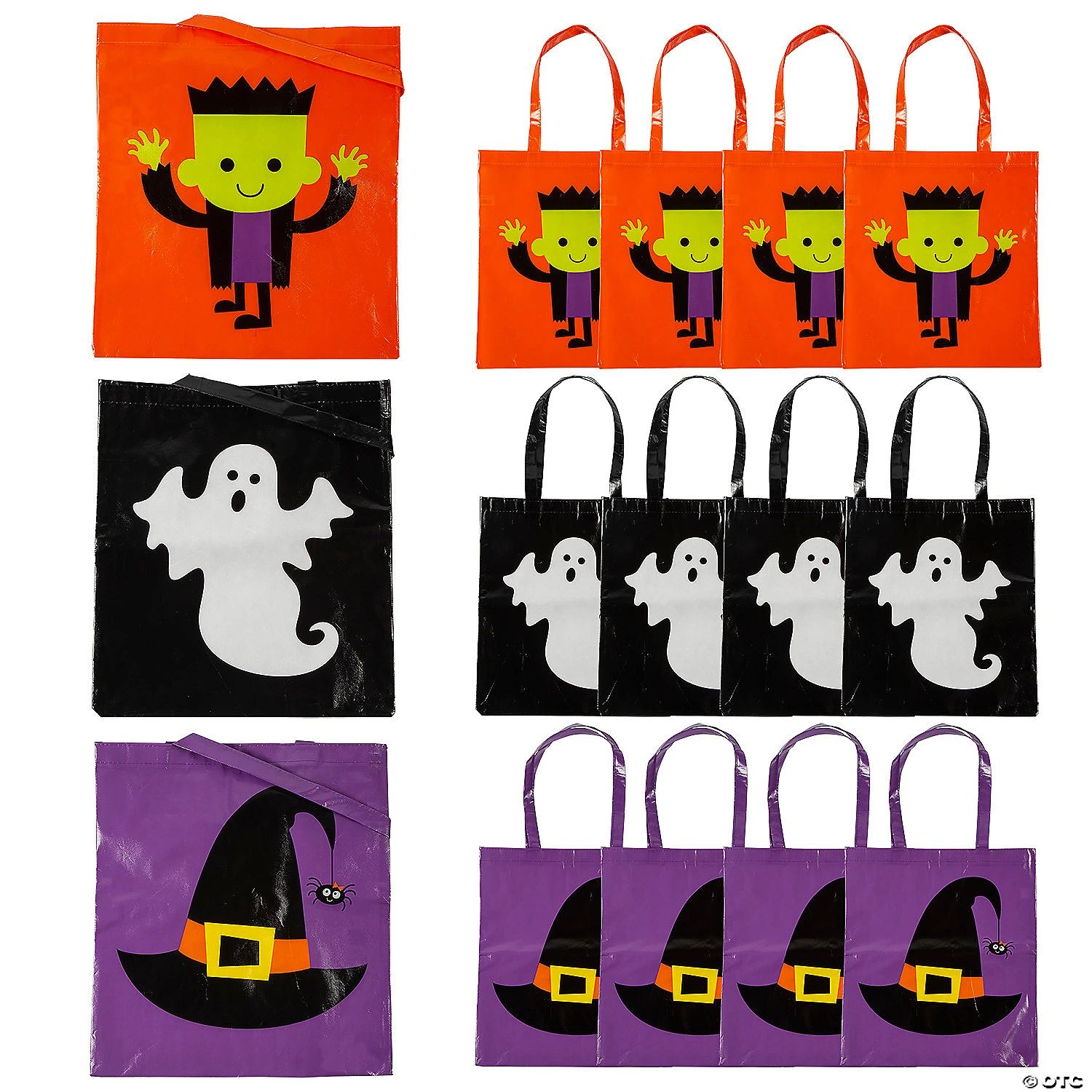 15" x 17" Large Halloween Character Nonwoven Polyester Tote Bags - 12 Pc. 1 15" x 17" Large Halloween Character Nonwoven Polyester Tote Bags - 12 Pc.