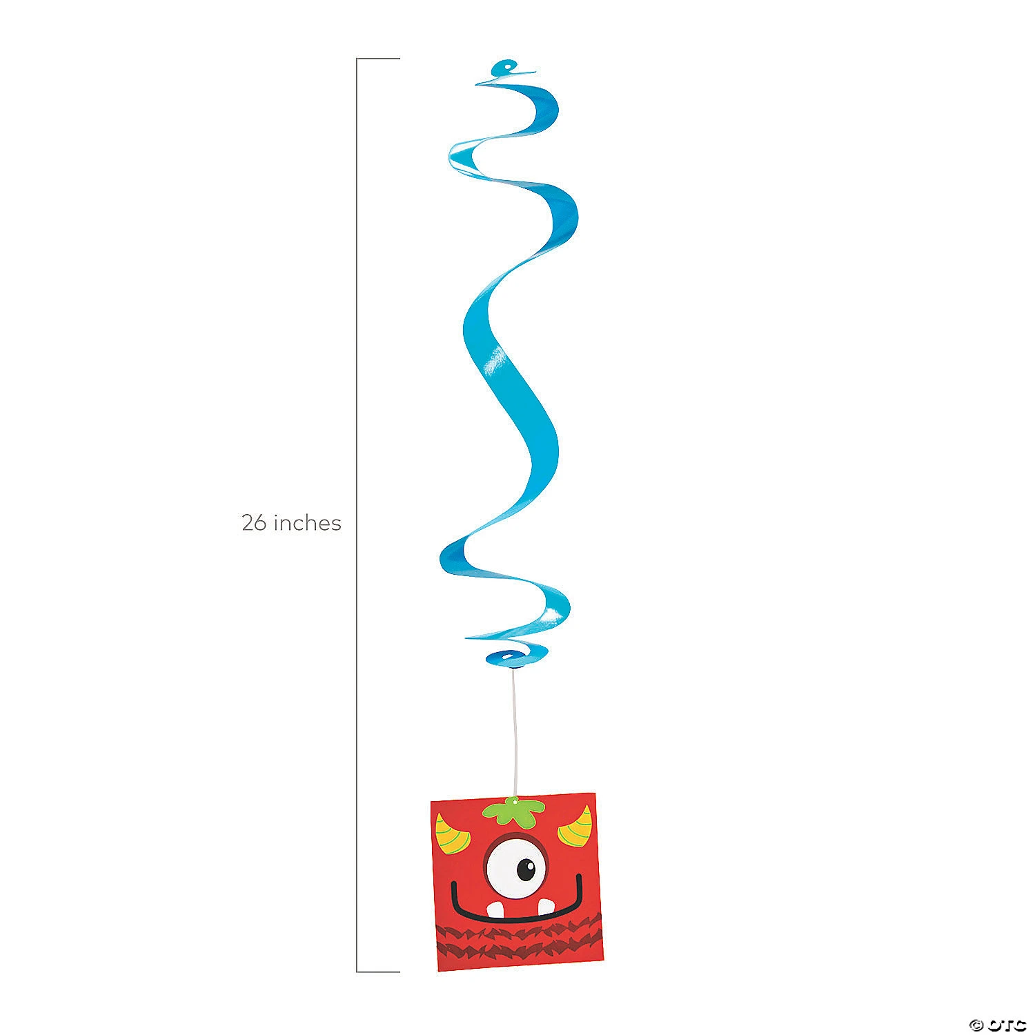 26" Mini Monster Swirl Decorations - 12 Pc. 2 26" Mini Monster Swirl Decorations - 12 Pc. - Image 2