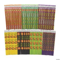 Bulk Christian Pumpkin Pencil Assortment - 96 Pc.