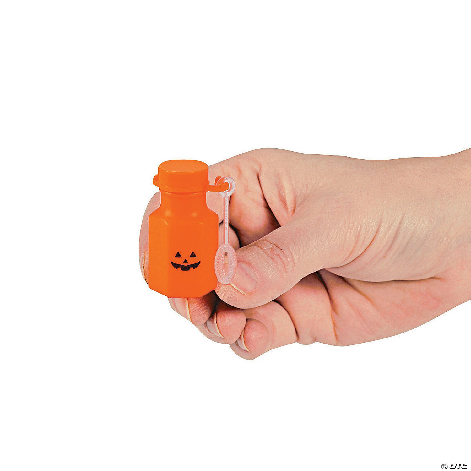 Bulk Jack-O’-Lantern Mini Bubble Bottles - 144 Pc. 2 Bulk Jack-O’-Lantern Mini Bubble Bottles - 144 Pc. - Image 2