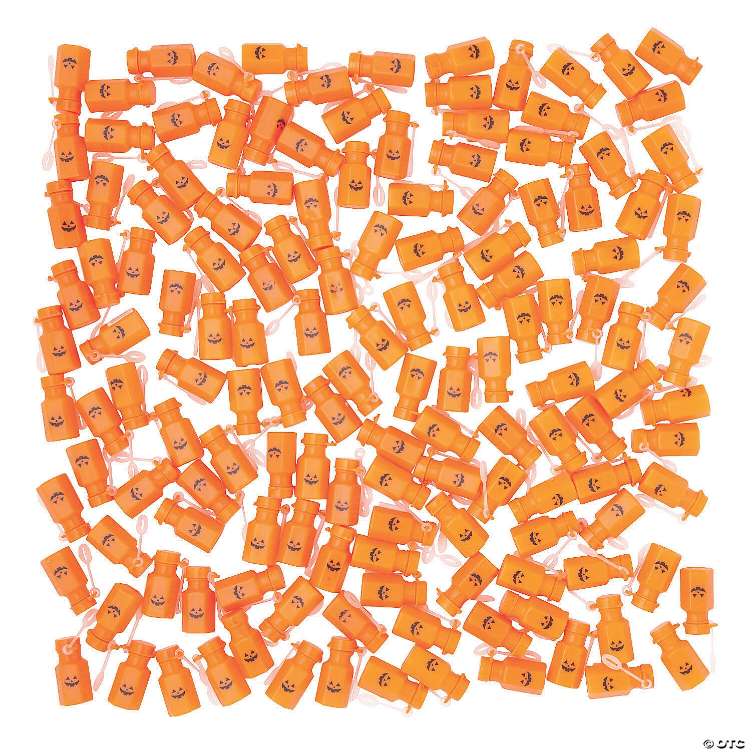 Bulk Jack-O’-Lantern Mini Bubble Bottles - 144 Pc. 1 Bulk Jack-O’-Lantern Mini Bubble Bottles - 144 Pc.