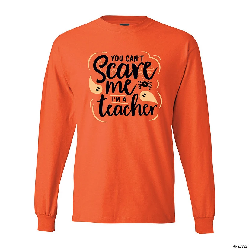 Can’t Scare Me I’m a Teacher Adult’s T-Shirt 1 Can’t Scare Me I’m a Teacher Adult’s T-Shirt