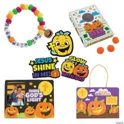 Christian Pumpkin Craft Assortment - Makes 60