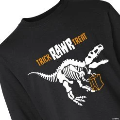 Halloween Dino Youth Long Sleeve T-Shirt