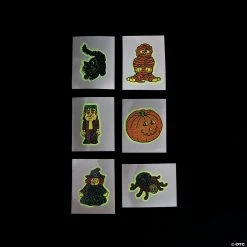 Halloween Glow-in-the-Dark Temporary Tattoos - 72 Pc.
