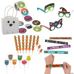 Halloween Party Handout Kit for 12 Guests