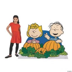 Peanuts® Linus & Sally Halloween Cardboard Stand-Up