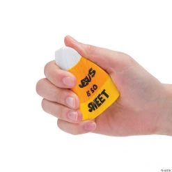 Religious Candy Corn Stress Toys - 12 Pc.