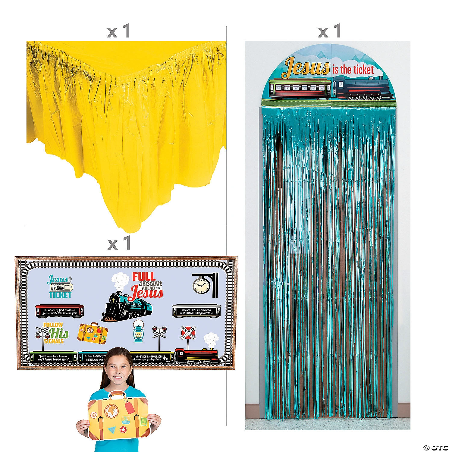 Religious Railroad Trunk-or-Treat Decorating Kit - 3 Pc. 2 Religious Railroad Trunk-or-Treat Decorating Kit - 3 Pc. - Image 2