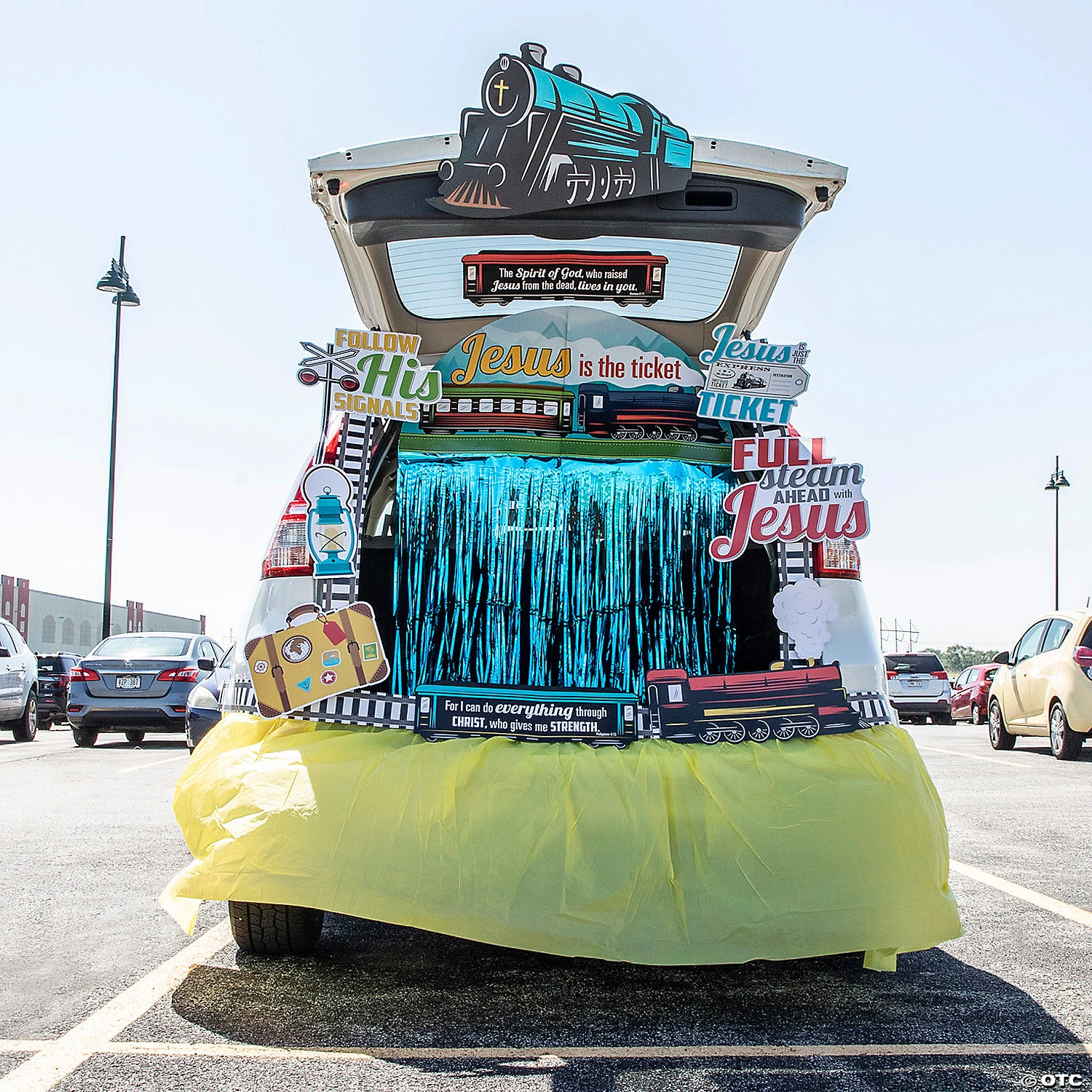 Religious Railroad Trunk-or-Treat Decorating Kit - 3 Pc. 1 Religious Railroad Trunk-or-Treat Decorating Kit - 3 Pc.