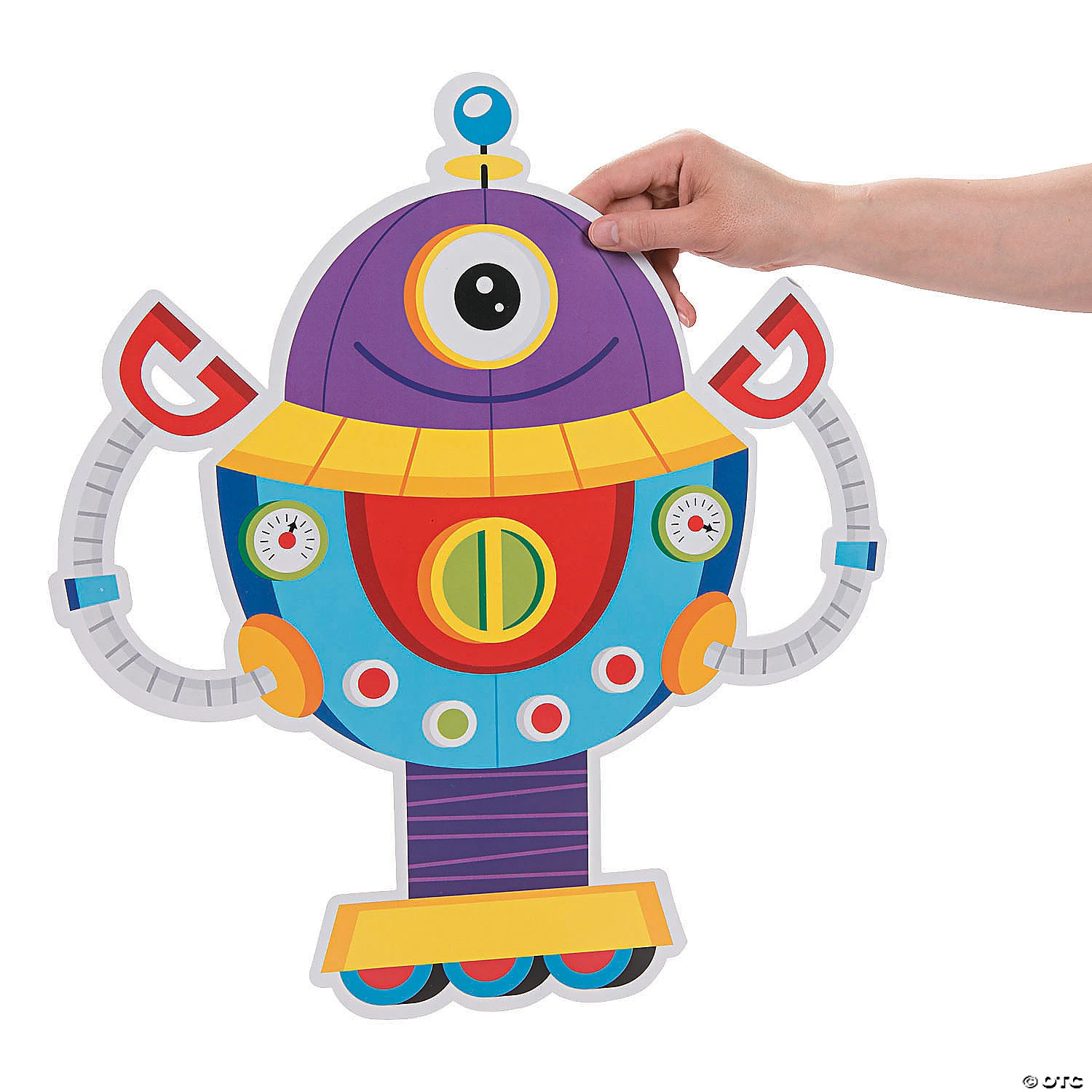 Robot Party Wall Cutouts - 6 Pc. 2 Robot Party Wall Cutouts - 6 Pc. - Image 2