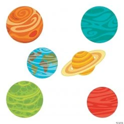 Space Party Cutouts - 6 Pc.