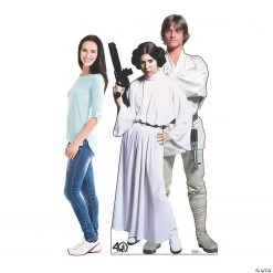 Star Wars⢠40th Anniversary Edition Luke & Leia Stand-Up