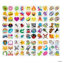 Temporary Tattoo Assortment - 720 Pc.