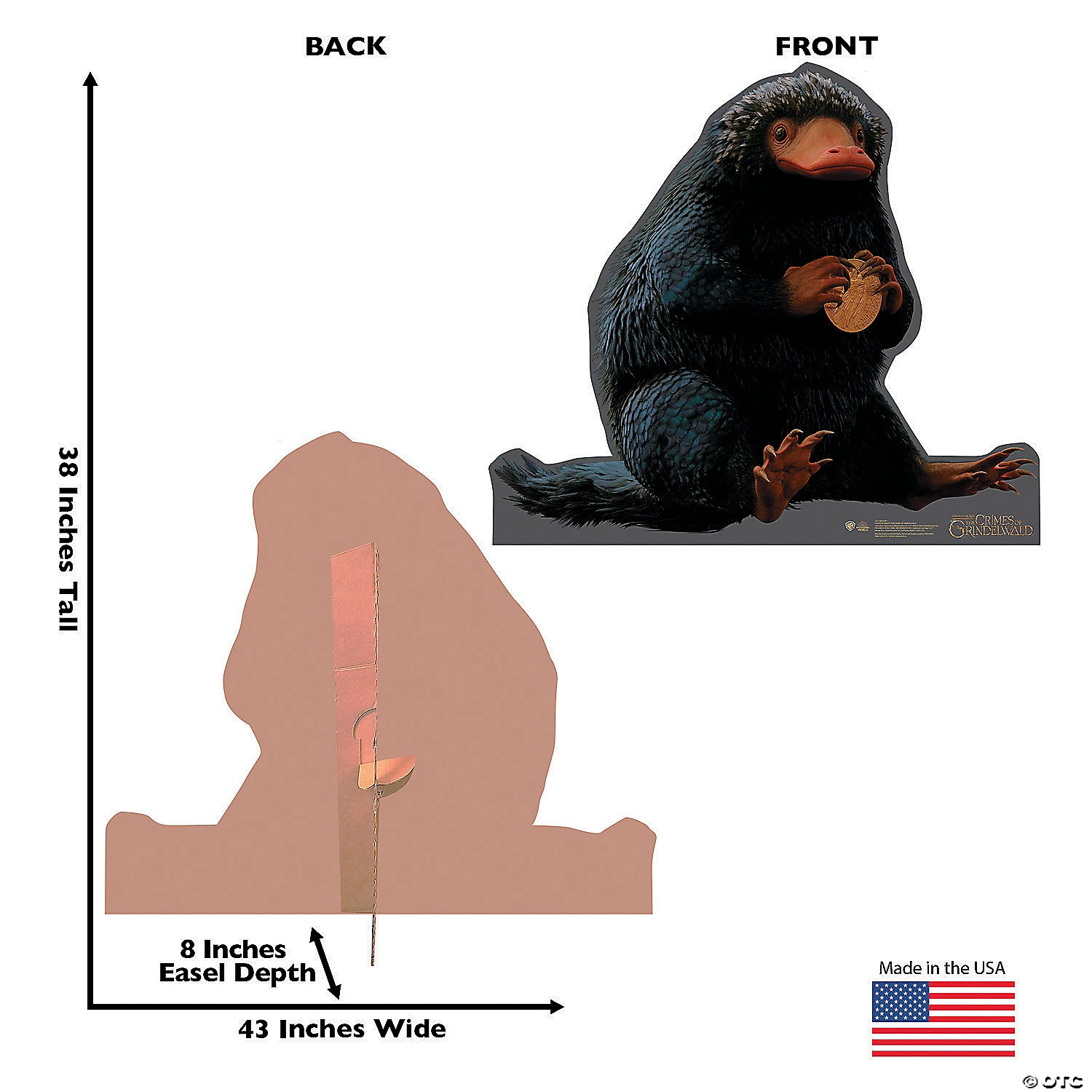 The Crimes of Grindelwald Niffler Life-Size Cardboard Stand-Up 2 The Crimes of Grindelwald Niffler Life-Size Cardboard Stand-Up - Image 2