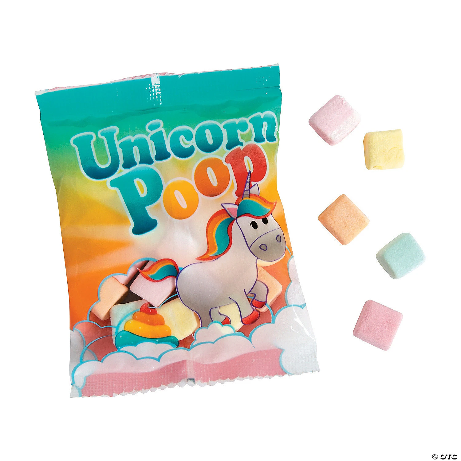 Unicorn Poop Marshmallow Candy Fun Packs - 57 Pc. 1 Unicorn Poop Marshmallow Candy Fun Packs - 57 Pc.