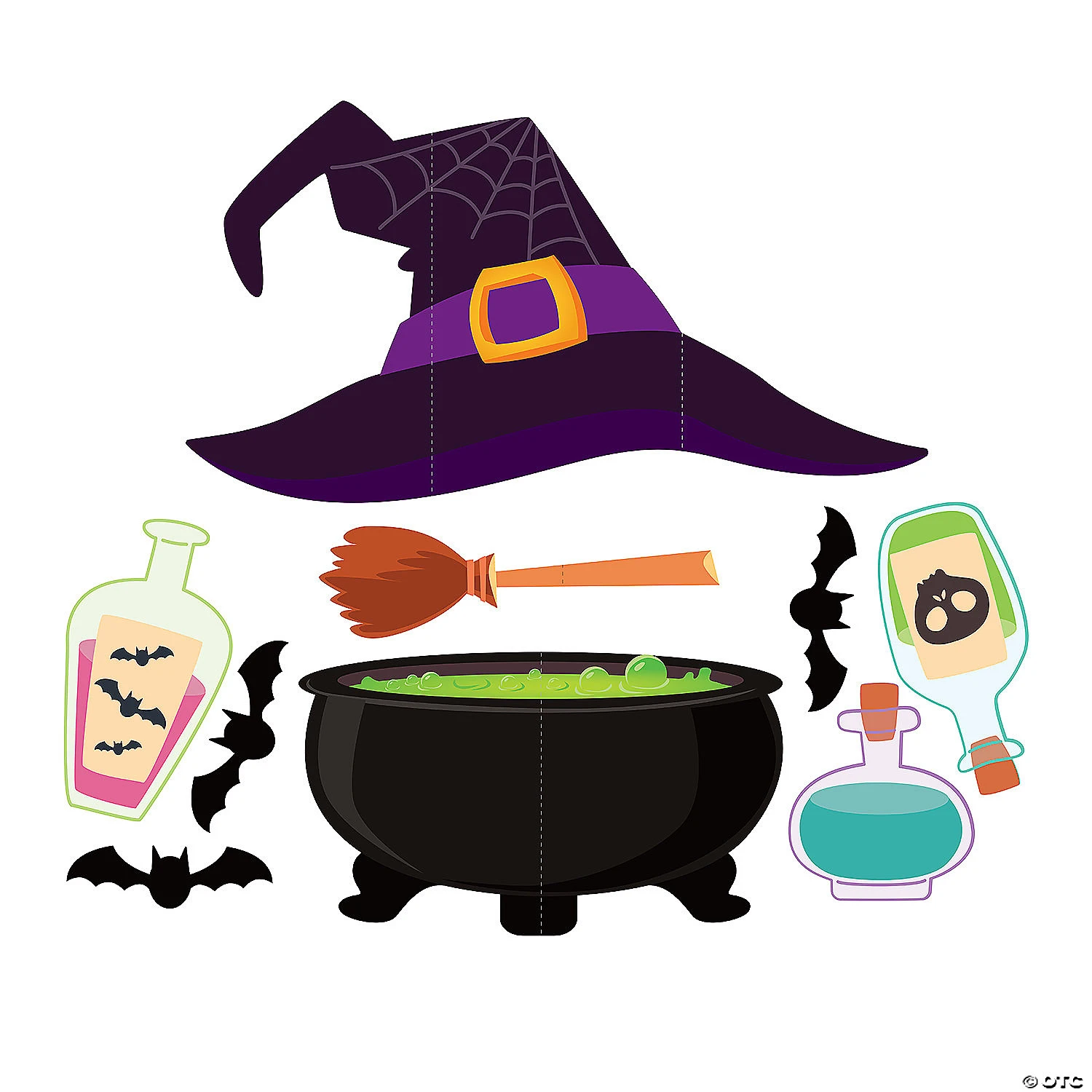 Value Witch Trunk-or-Treat Decorating Kit - 9 Pc. 2 Value Witch Trunk-or-Treat Decorating Kit - 9 Pc. - Image 2