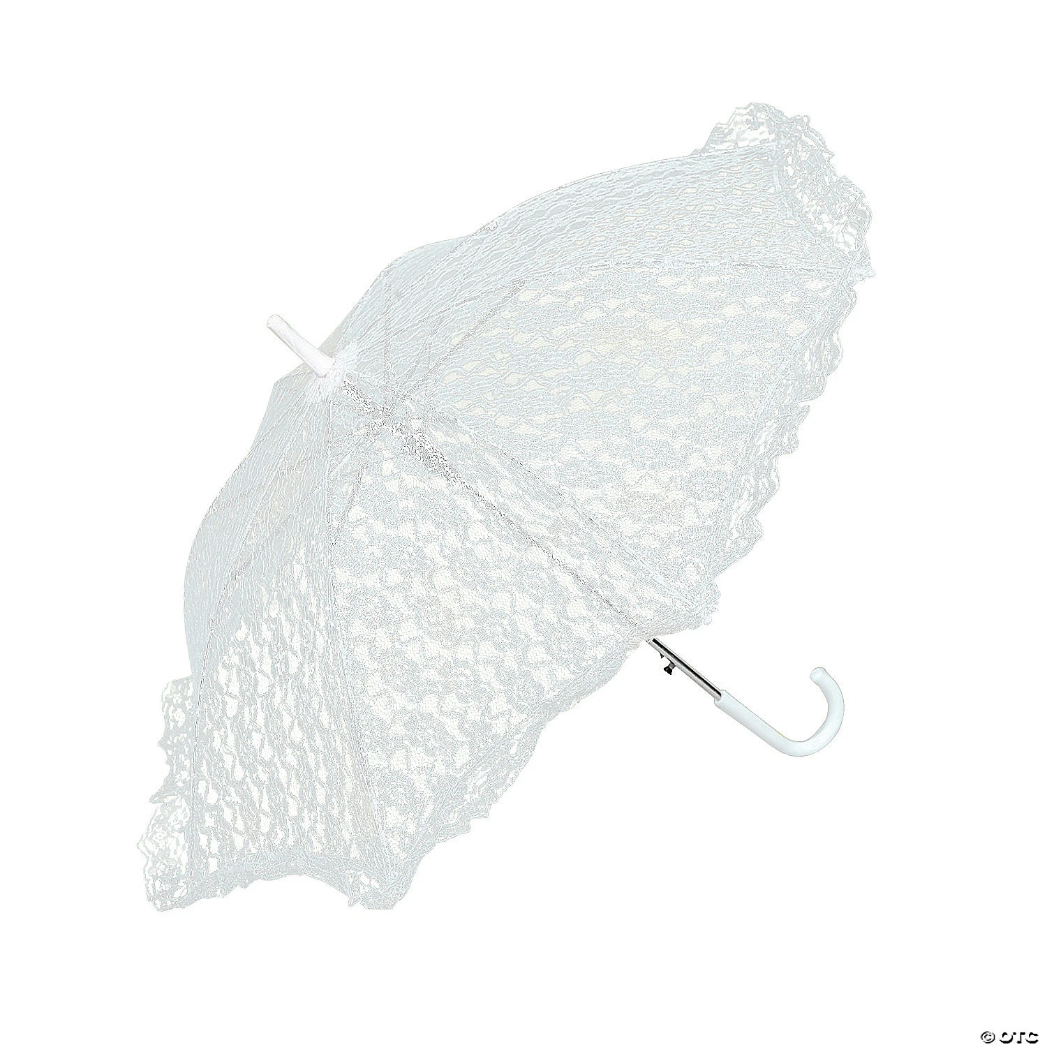 White Lace Parasol 1 White Lace Parasol