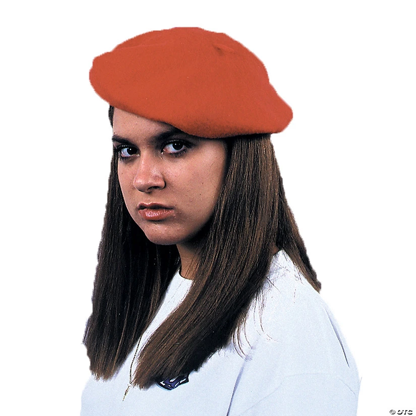 WOOL BERET HAT-RED 1 WOOL BERET HAT-RED