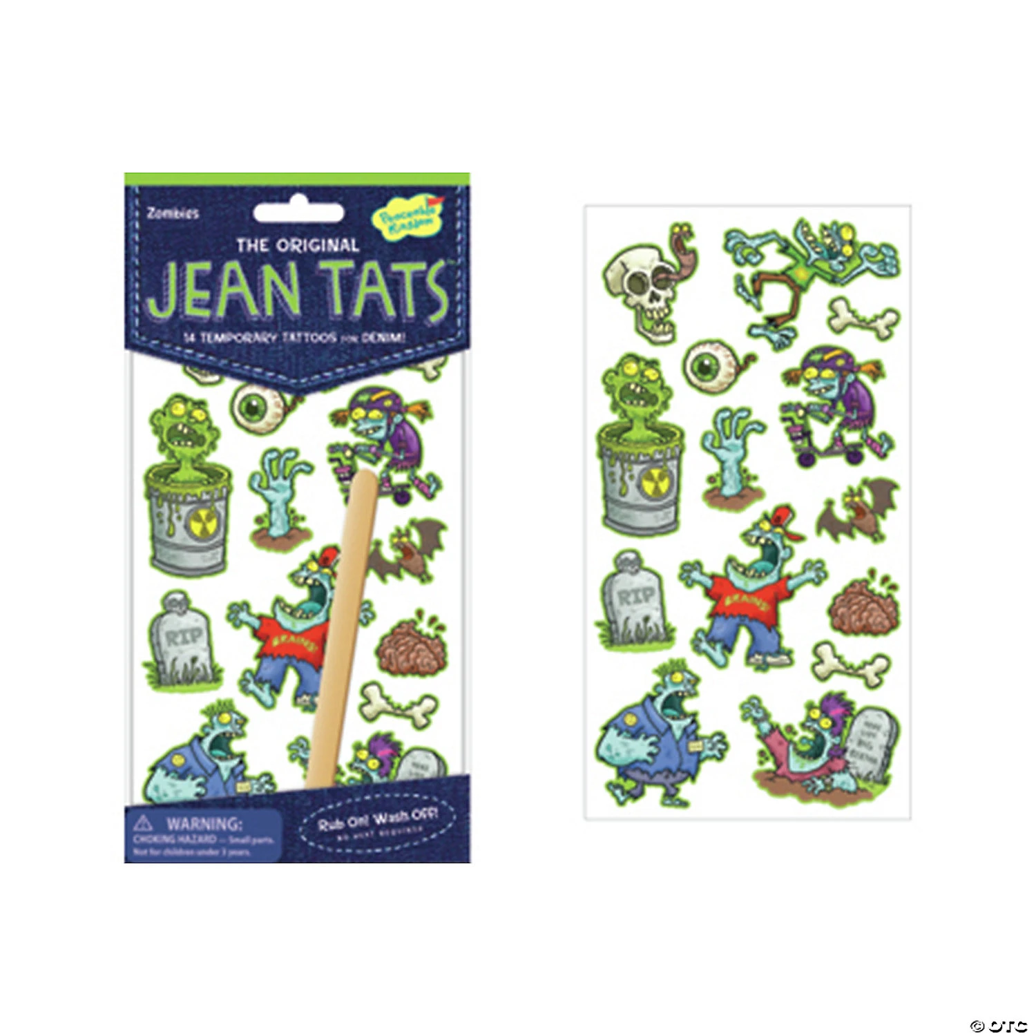 Zombies Jean Tats Pack 2 Zombies Jean Tats Pack - Image 2