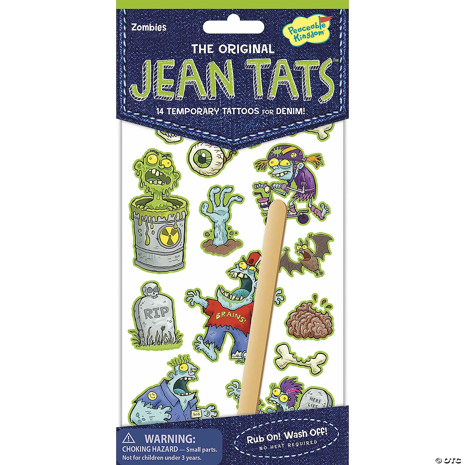 Zombies Jean Tats Pack 1 Zombies Jean Tats Pack