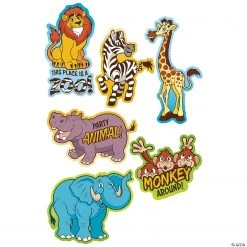 Zoo Adventure Wall Cutouts - 6 Pc.
